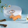 Sass & Belle Dachshund Enamel Keyring