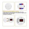 Vzmcov Carbon Monoxide and Smoke Detector Equipped with LCD Display,