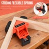 Wiewotsu 4Pcs 90° Corner Clamps, Light-Duty Spring Clamp for Crafts