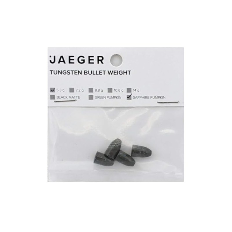 Tungsten Bullet Weight Sapphire Pumpkin (5.3)