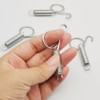 4 Pack Cage Door Spring Latch Hook Metal Finger Spring