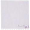 Maison de Fleur Towel Handkerchief, Lace & Ribbon Towel Handkerchief, 8A23F1R0900, graish blue