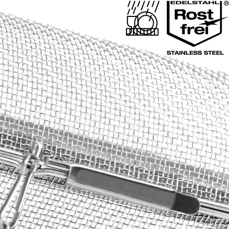 com-four® Tea Strainer Made of 304 Stainless Steel, Dishwasher Safe,