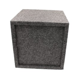 IMC Audio PPA12SS 12 Inch Car Speaker Box Enclosure - 12" Subwoofer Box for Great Sound Quality Home & Vehicle Car Speakers 12 Inch Speaker Terminal One 12" Sub Box - Charcoal