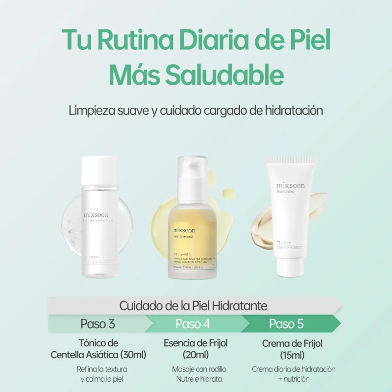 ✨ Mixsoon Pure Glow Essentials Kit de Viaje – Rutina