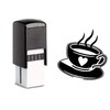 Dekolando Bonus Card Stamp with Motif Coffee Cup for Bonus