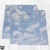 Cloud Stationery Paper - 60 Sheets Decorative Printer Paper for