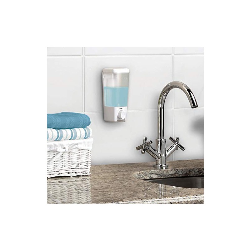 Better Living Products Clear Choice 1 Single Soap Dispenser, One