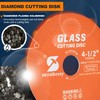 Glass Cutting Disc 4-1/2 Inch (3PCS) for Angle Grinder with