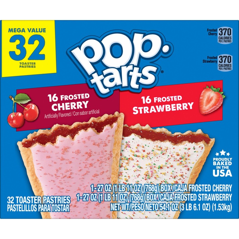 Pop-Tarts Toaster Pastries, Breakfast Foods, Kids Snacks, Variety Pack, 54.1oz