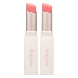 Merging Merzy Glossy Melting Tinted Color Lip Balm, GL1 High Key Pink, 4g, 2 pieces / 머지 글로시 멜팅 틴티드 컬러 립밤, GL1 하이키 핑크, 4g, 2개