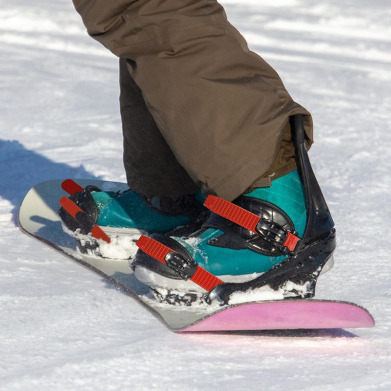 3 Pairs of Snowboard Ankle Straps Replacement Binding - Snowboard