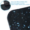 ANAOER Treadmill Mat, Exercise Equipment Mat with High Density Rubber