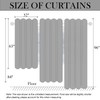 Leeva Grommet Drapes & Curtains for Office, Linen Textured Modern