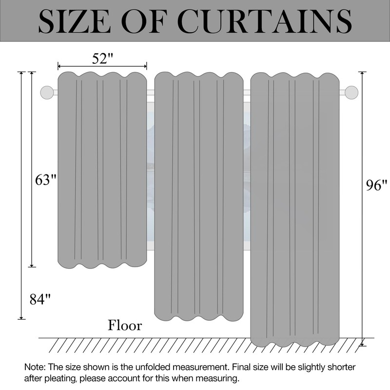 Leeva Grommet Drapes & Curtains for Office, Linen Textured Modern