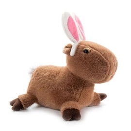 The Petting Zoo Spring Carl Capybara Bunny Stuffed Animal Plushie, Easter Gifts for Kids, Brown Capybara Bunny Plush Toy, 8 inches