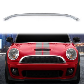 G-PLUS Chrome Grill Hood Molding Trim Compatible with Mini Cooper R55 R56 R58 R59 2007-2015 Front Grille Trim Moulding (Not Fit 07-10 R55 R56 R58 R59 Base&Clubman Model) 51132751040 MC1235100