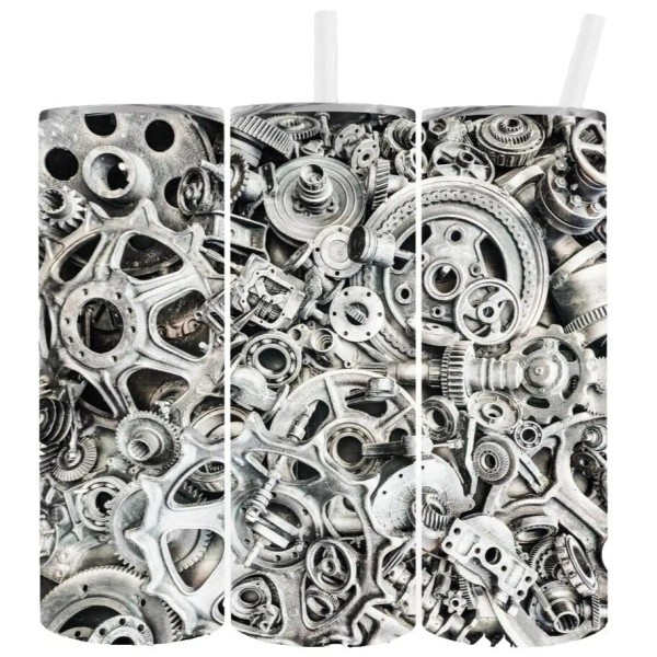Handmade For Men, Car Auto Mechanic Engine Parts 20oz Tumbler