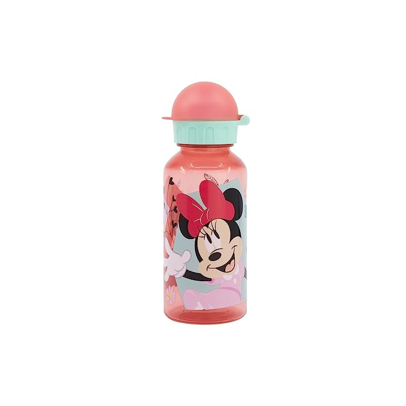 OM SUPPLIES Minnie Characters Childrens Reusable Drinking Bottle 370ml -