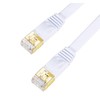 Cable Ethernet Cat 8 ultra alta velocidad Plano Rj45 2000 MHz para Internet de alta velocidad, Video, Gaming o Streaming (2 metros)