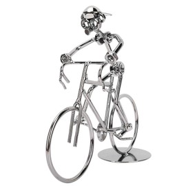 Pssopp Decorative Bicycle Model Bicycle Metal Art Bicycle Model Collector's Travel Sculpture Decoration for Cyclists, Art Decoration Ornaments for Home Office