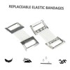 Healifty 100Pcs Bandage Clip Bandage Wrap Clips Stretch Metal Clips