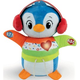 Baby Clementoni Dance with Me Penguin for Toddlers from 12 Months - Interactive Baby Toy with Music and Light Effects, Dancing and Singing Educational Toy, 59287 by Clementoni