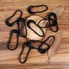 10pcs/bag zipper puller EDC small zipper pull cord rope fit
