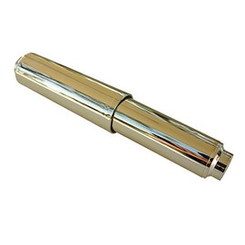 Simpatico 35-7041 Spring Loaded Plastic Replacement Toilet Paper Roller, Polished Brass
