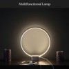 Brightech Circle - LED Modern Bedroom Nightstand Lamp - Super
