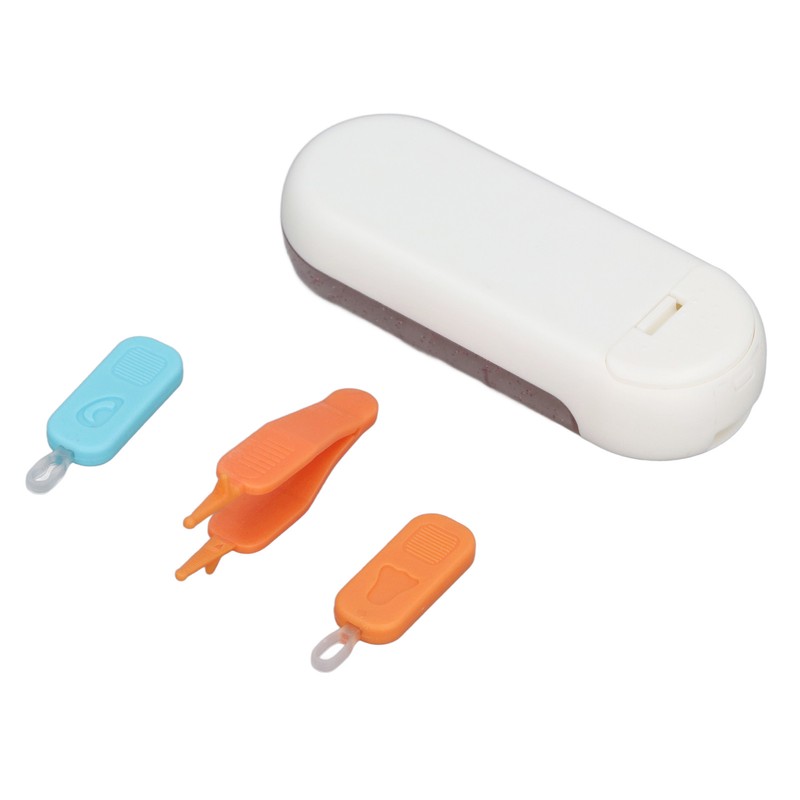 Baby Ear Nose Cleaner Set TPR Portable Double Head Safely