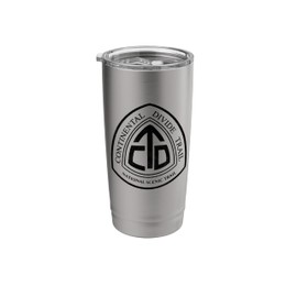Vintage Continental Divide Trail Marker Logo Distressed Stainless Steel Insulated Tumbler