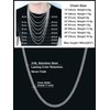 ChainsHouse Fashion 316L Stainless Steel Cuban Necklace - 3 /
