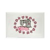 CafePress Floral Sewing Machine Magnets Rectangle Magnet, 2"x3" Refrigerator Magnet