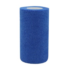 4 inch x 12 Pack Vet Wrap Adhesive Bandages - 5 Yards Self Adherent Cohesive Wrap Bandages Self Adhesive Non Woven Bandage Sports Medical Wrap Athletic Wrap for Ankle, Wrist, Sprains Blue