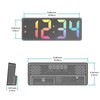 Equity 617-386 2” Gradient Digital Alarm Clock with Indoor Temperature