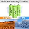JINTION NIMH 2/3AAA Rechargeable 2/3 AAA Batteries 1.2V 400mAh Battery