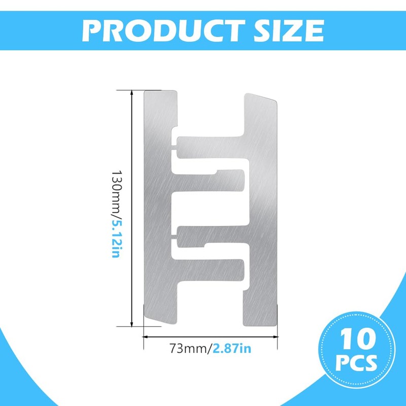 10 Pack Switch Box Support Electrical F Clips Mounting Straps