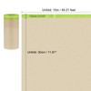 sourcing map Pre-Taped Masking Film, 11.81" x 49ft, Brown Paper