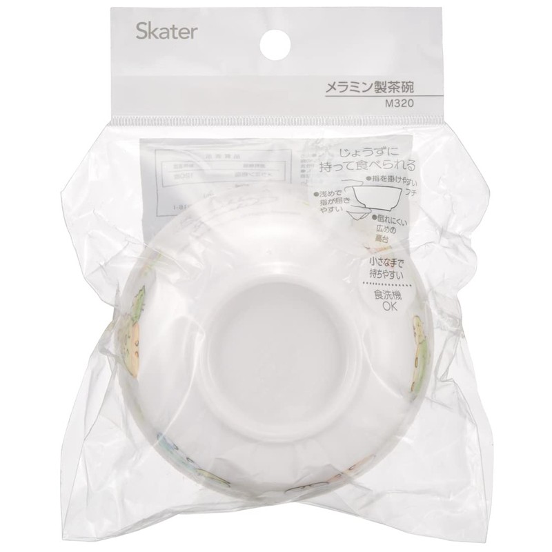 Skater M320-A Melamine Rice Bowl, 8.5 fl oz (240 ml),