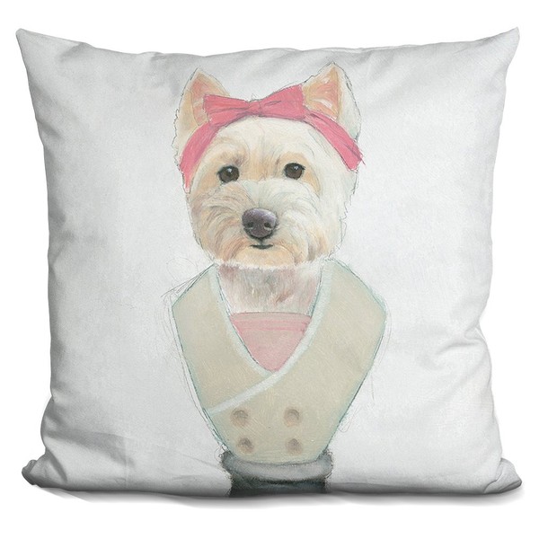 LiLiPi Canine Couture Ii Decorative Accent Throw Pillow