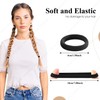 100 Rubber Bands No Damage, Pain-Free Hair Ties for Women
