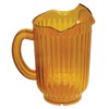 Winco Polycarbonate Water Pitcher with 3 Spouts, 60-Ounce, Amber