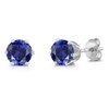Gem Stone King 3-Piece Set 3 Ct Cttw Simulated Sapphire