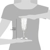 Omada Design 4 Glasses for Champagne, 6,89 fl oz Flute