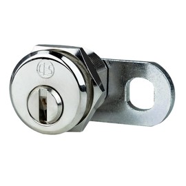 CES lever cylinder lever lock 5256 | hole size: 21 x 17.75 mm | locking paths A, D, F, G | furniture lock, letter box lock, locker lock, diameter: 25 mm, 1 trigger, 2 keys, keyed alike