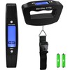 TRIXES Portable Digital Luggage Scales Travel Accessory with 12 Month