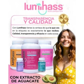 Colágeno Lumihass 3 Botes Sabor Arándano | Omega 3 + Biotina