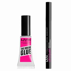 NYX Professional Makeup Brow Glue Instant Brow Styler (Transparent) for Eyebrows Like Laminated and Transfer and Smudge-proof Lift n Snatch Eyebrow Pencil (Espresso)