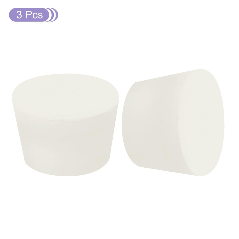 sourcing map Rubber Tapered Plug 52mm to 62mm Solid Test